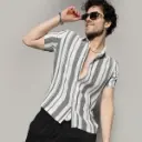 CAMPUS SUTRA Men Striped Regular Fit Casual Shirt